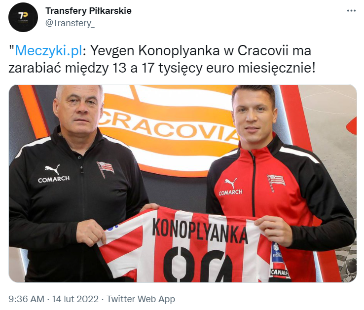 MIESIĘCZNE ZAROBKI Konoplyanki w Cracovii!